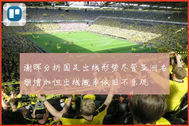 谢晖分析国足出线形势尽管亚洲名额增加但出线概率依旧不乐观